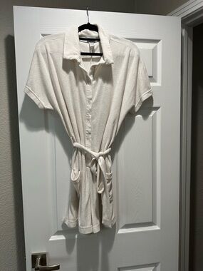 Andie Soft Cream Terry Romper